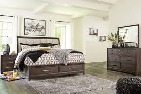 Catalina bedroom set by ashley furniture. Brueban Queen Panel Bed With 2 Storage Drawers Ashley Furniture Homestore