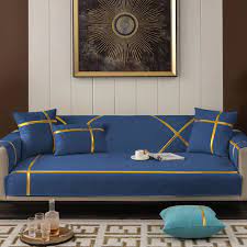 velvet sofa runner with cushions