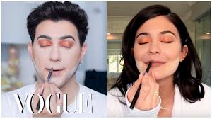 kylie jenners vogue makeup routine