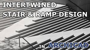 You'll need plywood sheets and sturdy wooden posts to construct a strong, reliable ramp. Intertwined Stair And Ramp In Archicad Tutorial Youtube