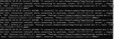 nginx error log linux support