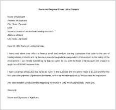 Business Proposal Letter Template Sample Offer For R