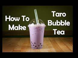 how to make taro bubble tea you