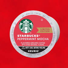 starbucks k cup coffee pods peppermint