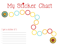 32 Organized Stickers Chart Free Printable