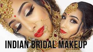 glam traditional indian bridal makeup