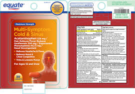 Multi Symptom Cold And Sinus Maximum Strength Tablet Film