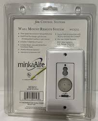 minka aire wall control system white