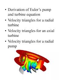 Turbine Equation Velocity Triangles