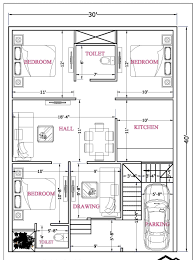 1200 sqft house plan 30 by 40 house