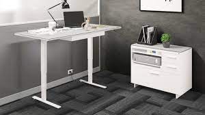 The tabletop includes a section that lifts to change into a standing desk, while the two drawers provide a place to store important documents and office essentials. Centro 6452 2 Height Adjustable Standing Desk 66 X30 Bdi Furniture