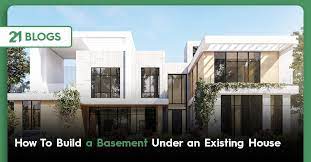 A Basement Under An Existing House