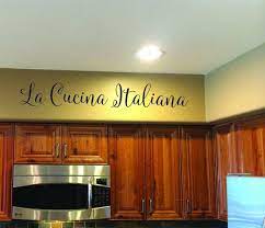 La Cucina Italiana Wall Decal Kitchen