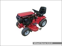 wheel horse 416 8 garden tractor