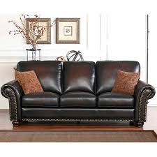 hand rubbed leather sofa set