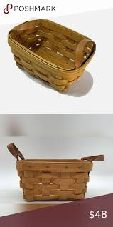 Vintage Longaberger Basket Leather