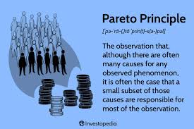 what is the pareto principle aka the