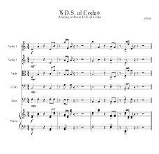 'ds' or 'dc' will normally be followed by 'al coda' or 'al fine'. Gc339yd D S Al Coda Unknown Cache In Nebraska United States Created By P Boy