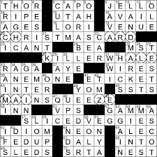la times crossword 9 nov 21 tuesday
