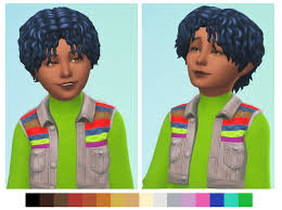 sims 4 male child hair custom content