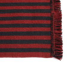 hay stripes and stripes wool carpet