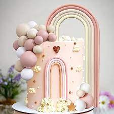Boho Rainbow Party Package Rainbow Birthday Cake Rainbow Birthday  gambar png