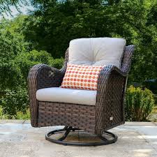 Tichina Swivel Patio Chair With