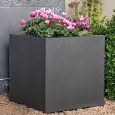 fibreglass geo cube planter 5 sizes
