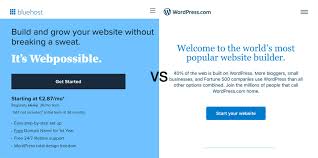 bluehost vs wordpress com which is