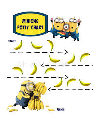 Printable Poster Potty Chart Minions Potty Training By