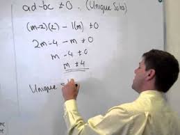 solving simultaneous equations for