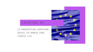 H1 : La France et la construction européenne depuis les années 1950 (Partie  1/2) Histoire CAP - YouTube