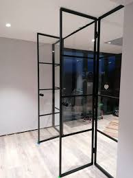 French Doors Black Metal Frame