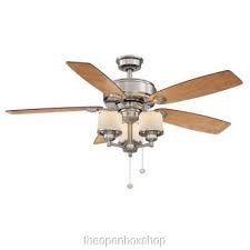 They stated they were universal but they did not fit either of my fans. Hampton Bay Waterton Ii 52 In Brushed Nickel Ceiling Fan Walmart Com Walmart Com