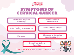 symptoms of cervical cancer garden