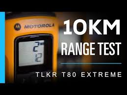 Motorola Tlkr T80 Extreme 10km Range Test