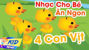 Nhạc Cho Bé Ăn Ngon - Một Con Vịt - Năm Ngón Tay Ngoan | LK Nhạc Thiếu Nhi Cho  Bé - YouTube