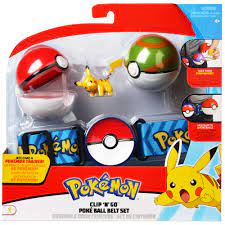 Pokemon Poke Ball Clip N Go Belt Set with 2 Inch Pikachu Figure -  Walmart.com | Pokemon toy, Pokemon, Pokemon ball