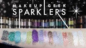 makeup geek sparklers swatches you