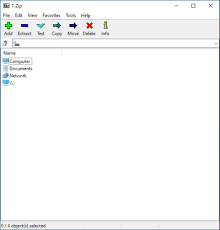 how to uninstall 7 zip file manager