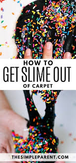 how do you get slime out of carpet
