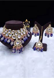 kundan choker necklace set jvd2134