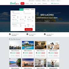 travel booking template