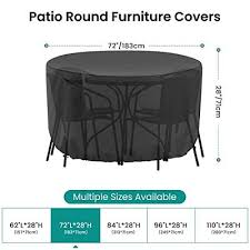 Brosyda Round Patio Furniture Cover