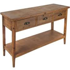 Natural Wood Console Table Hobby