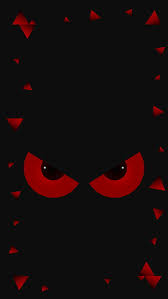 red eyes abstract amoled black