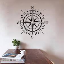 Nautical Compass Wall Stickers Home