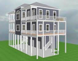 Atlantic Terrace Coastal House Plans