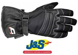 Details About Akito Metro Leather Textile Mix Waterproof Motorcycle Glove Mens Biker Black J S