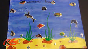Draw Under Water Scene How To Jk Easy Craft 014